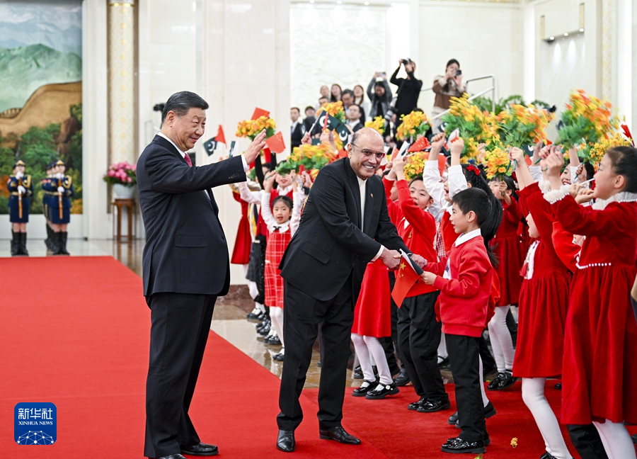习近平主席同巴基斯坦总统扎尔达里会谈(图6)