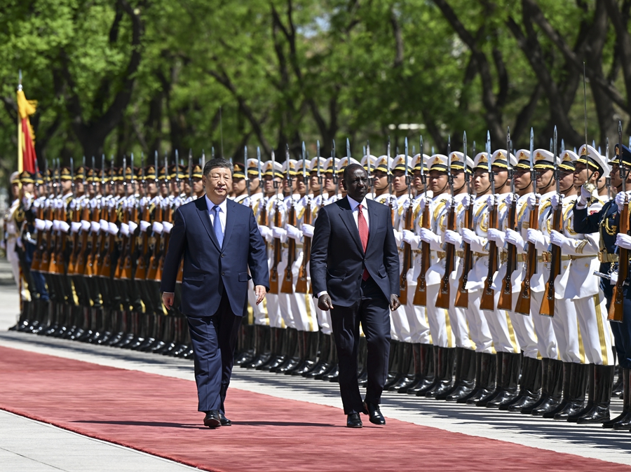 习近平主席同肯尼亚总统鲁托会谈(图5)
